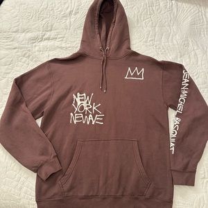 Jean Michel Basquiat Art Hoodie from Urban Outfitters